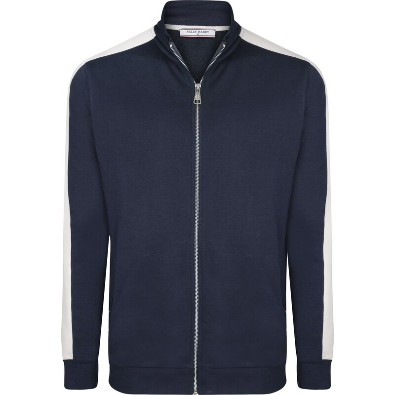 Felix Hardy Tepláková bunda námornícka modrá / biela 65906546