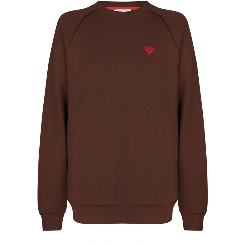 Felix Hardy Mikina hnedá / červená 65906568