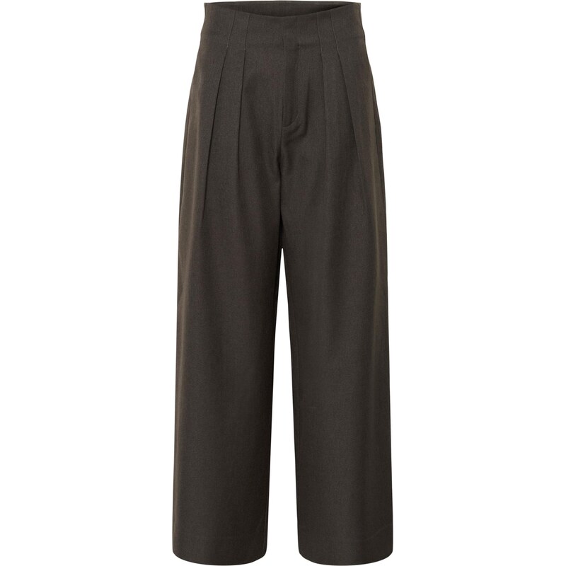 My Essential Wardrobe Plisované nohavice SpaceMW sivá melírovaná 65981514