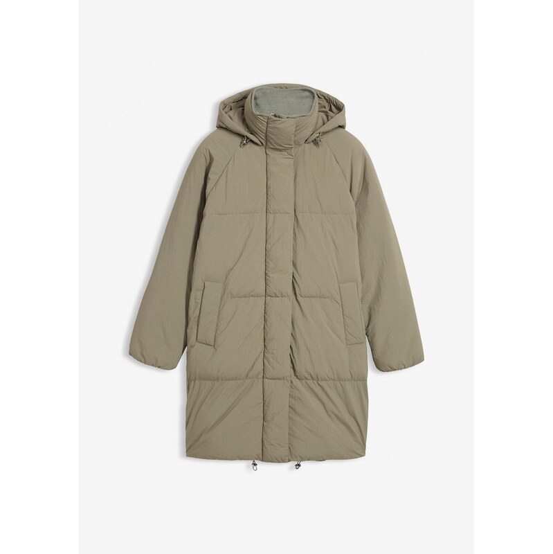 bonprix Prešívaný kabát, vatovaný, farba šedá 65902759