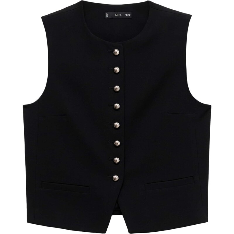 MANGO Vesta k obleku Gabo čierna 65906769
