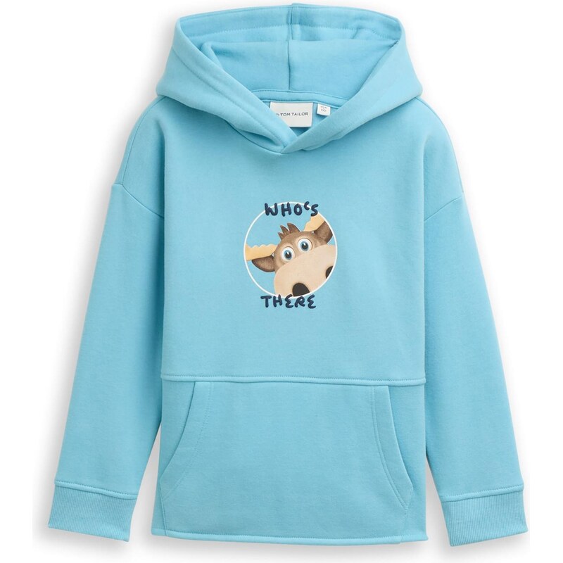 TOM TAILOR Mikina béžová / svetlomodrá / čierna 65906810