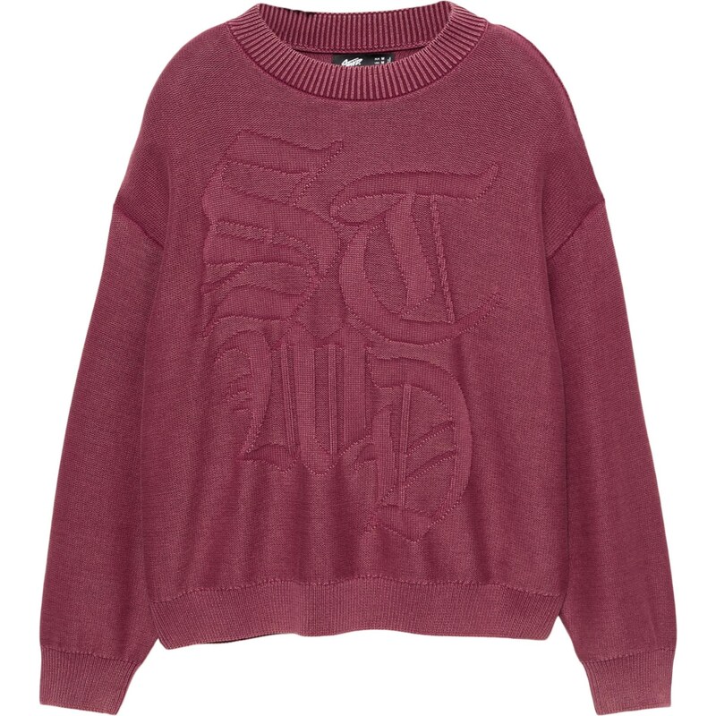 Pull&Bear Sveter burgundská 66002170