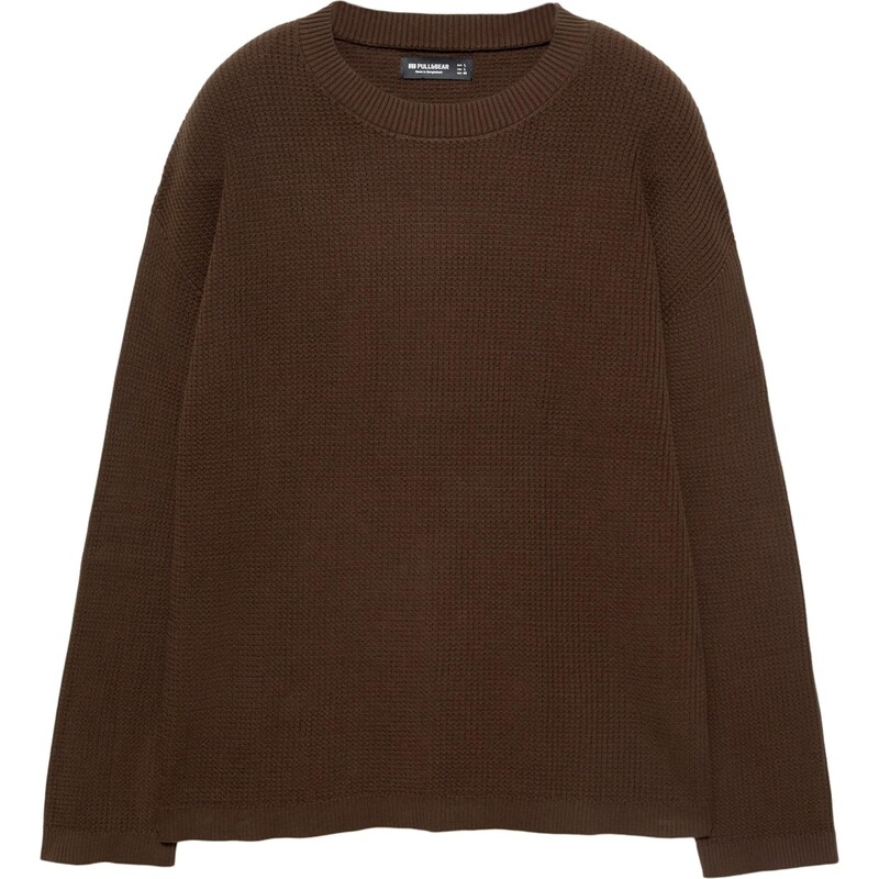 Pull&Bear Sveter čokoládová 66002168