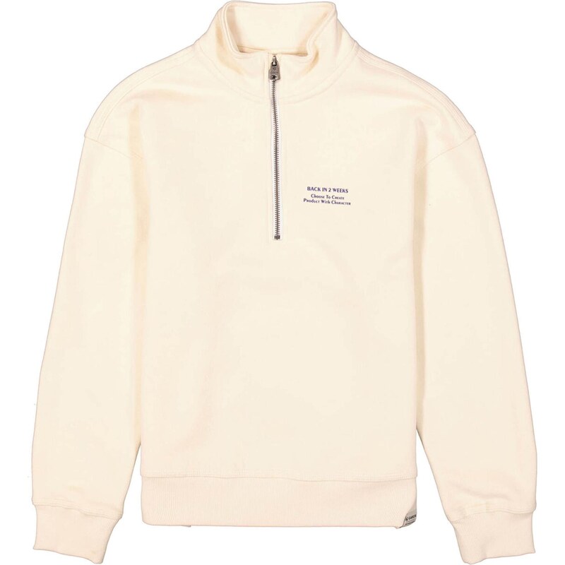 GARCIA Mikina béžová / námornícka modrá 66010029