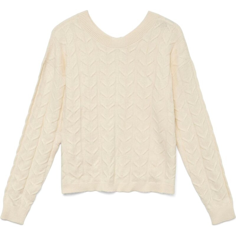 VERO MODA Sveter VMTILDA krémová 65906896