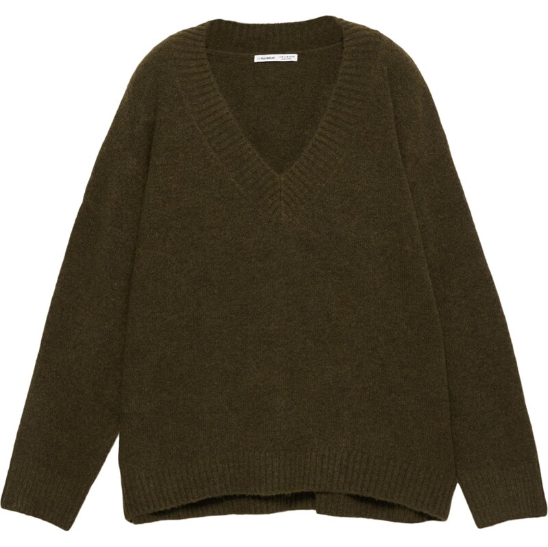 Pull&Bear Sveter tmavohnedá 66010021