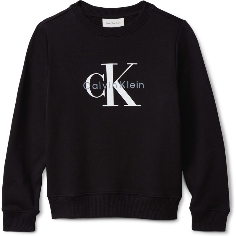 Calvin Klein Jeans Mikina dymovo modrá / čierna / biela 65906918