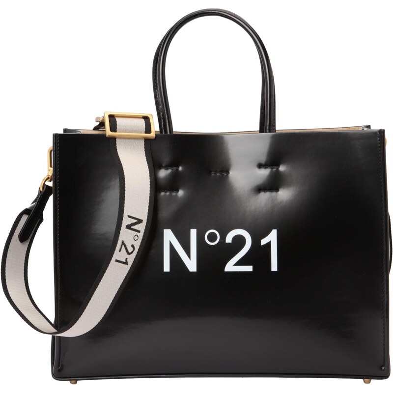 N°21 Shopper čierna / biela / šedobiela 66018236