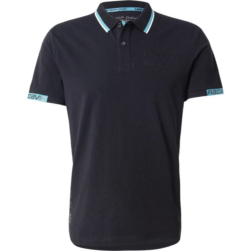 CAMP DAVID Tričko kráľovská modrá / čierna / biela 65907044