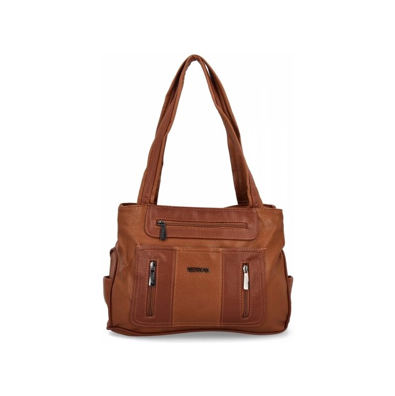 Dámská kabelka shopper bag Hernan ryšavá 3892-1 59091848