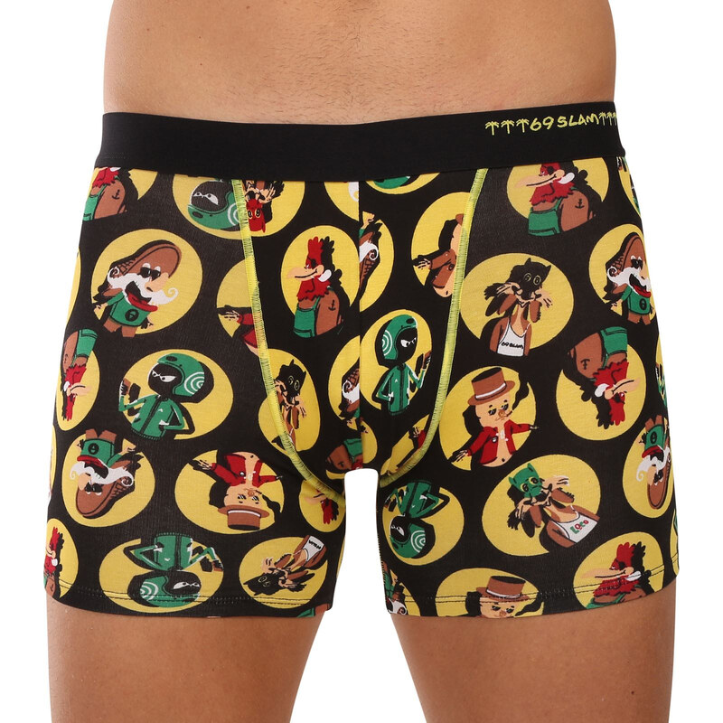 Pánske boxerky 69SLAM Gilbert fit bamboo SPOTLIGHT (MPBSHO-BB) 65911423