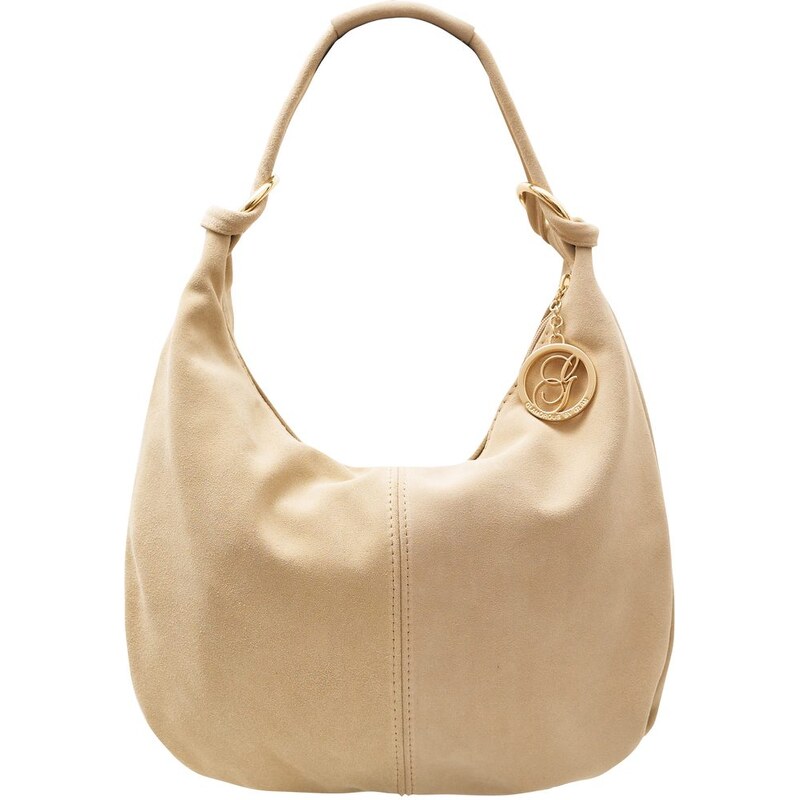 Glamorous by GLAM Dámská semišová kabelka béžová 65908477