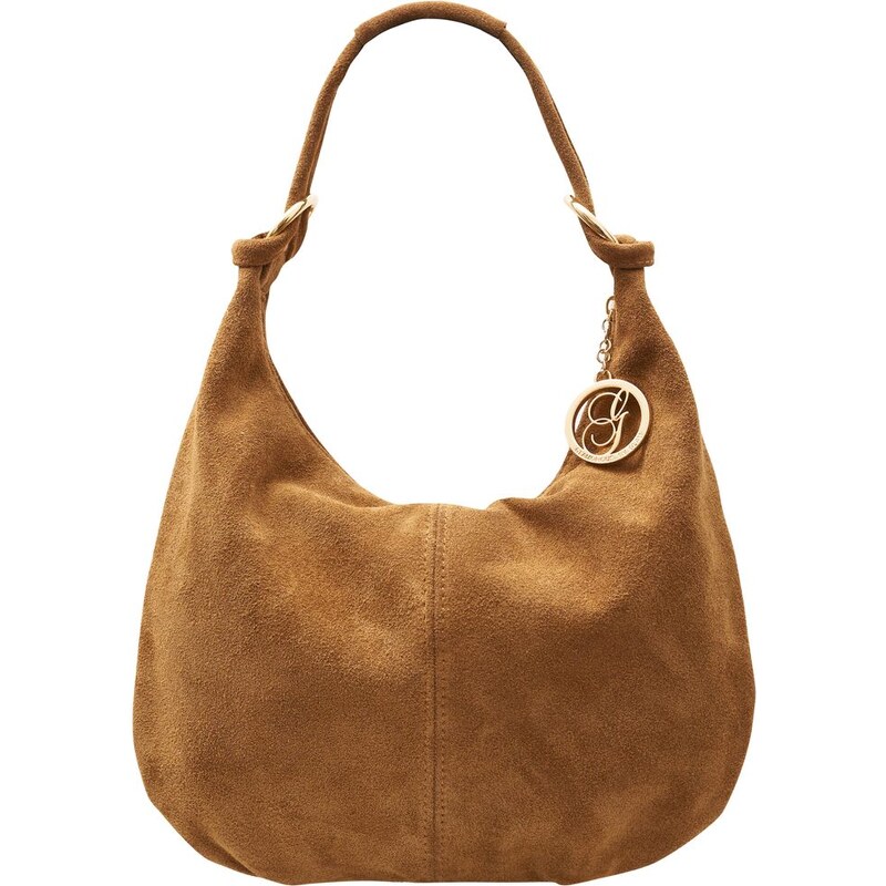 Glamorous by GLAM Dámská semišová kabelka marrone 65908476