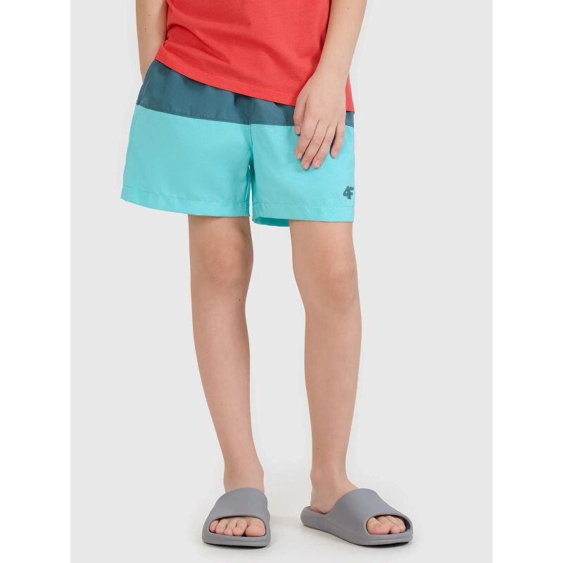 Chlapčenské plážové šortky boardshorts 4F 4FJWSS25UBDSM116-46S 65910950