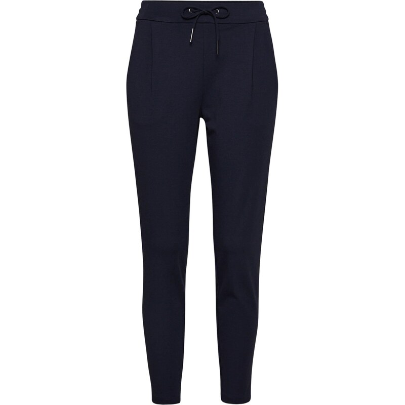 VERO MODA Plisované nohavice Eva tmavomodrá 11976325