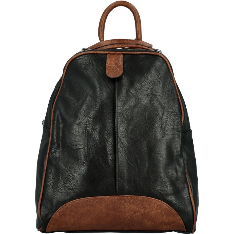 Dámsky kabelko/batôžtek čierno/hnedý - Paolo bags Matti čierna 65973329