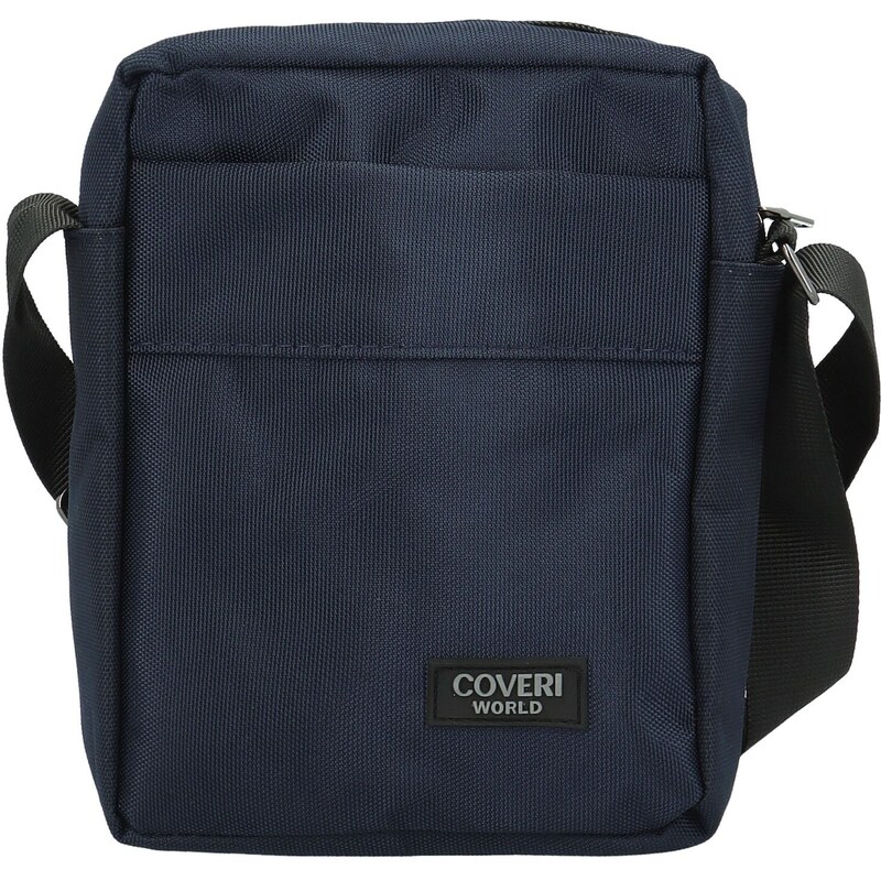 Trendy pánska textilná crossbody taška Coveri Tamir, tmavo modrá 66803485