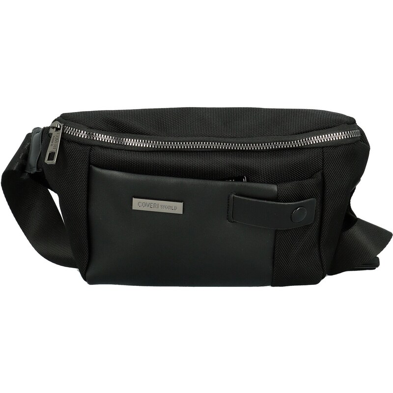 Štýlová textilná oblička Coveri Oleksiy, čierna 66438050