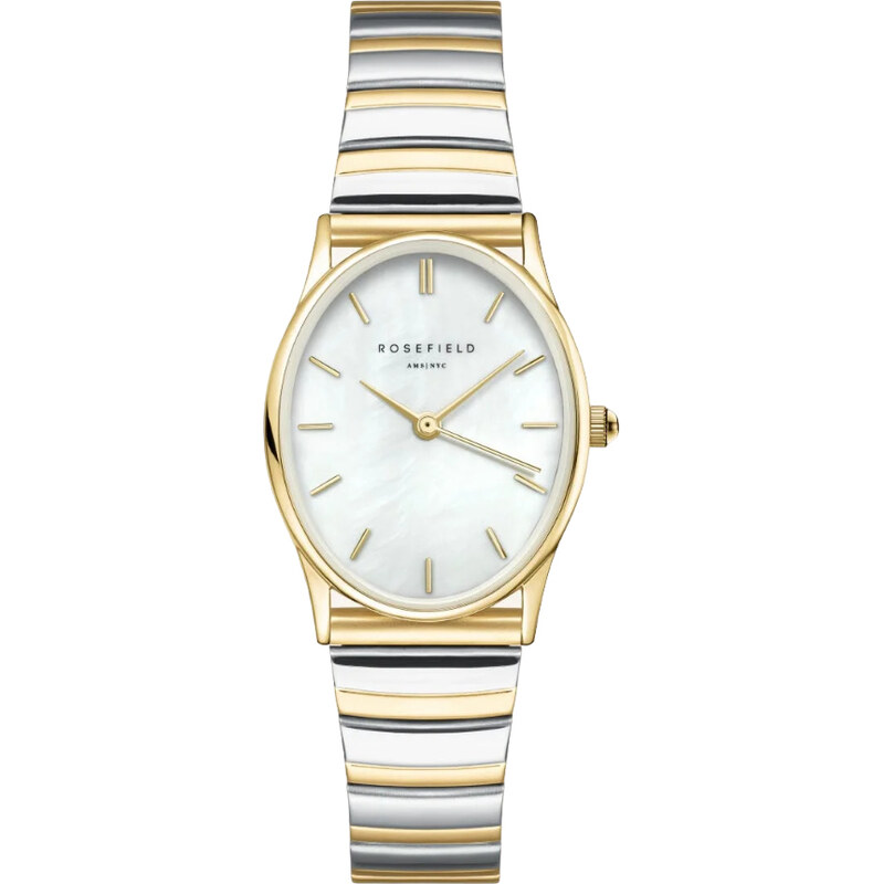 Rosefield The Oval White MOP Half-Moon Steel Duotone OVWDSG-OV17 66590173