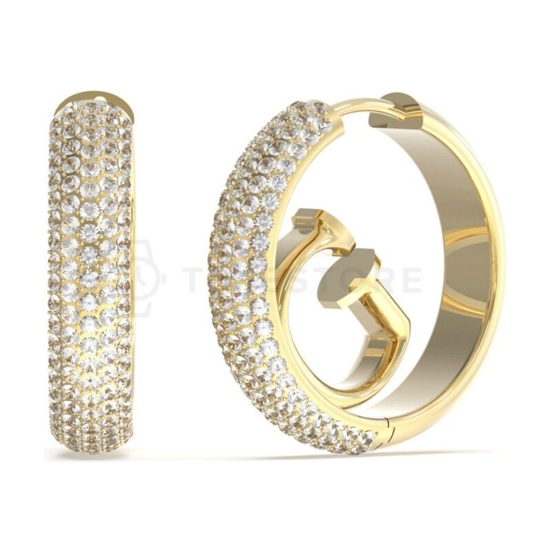 E-shop Guess Crazy Earrings JUBE03299JWYGT/U JUBE03299JWYGT/U