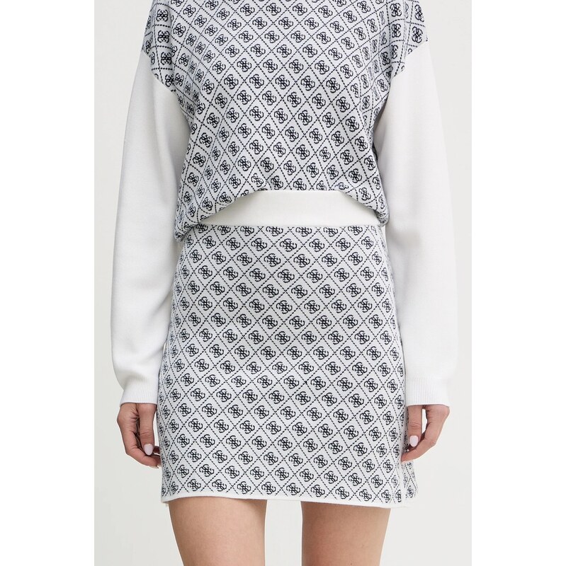 Sukňa s prímesou vlny Guess AUBREY 65914908