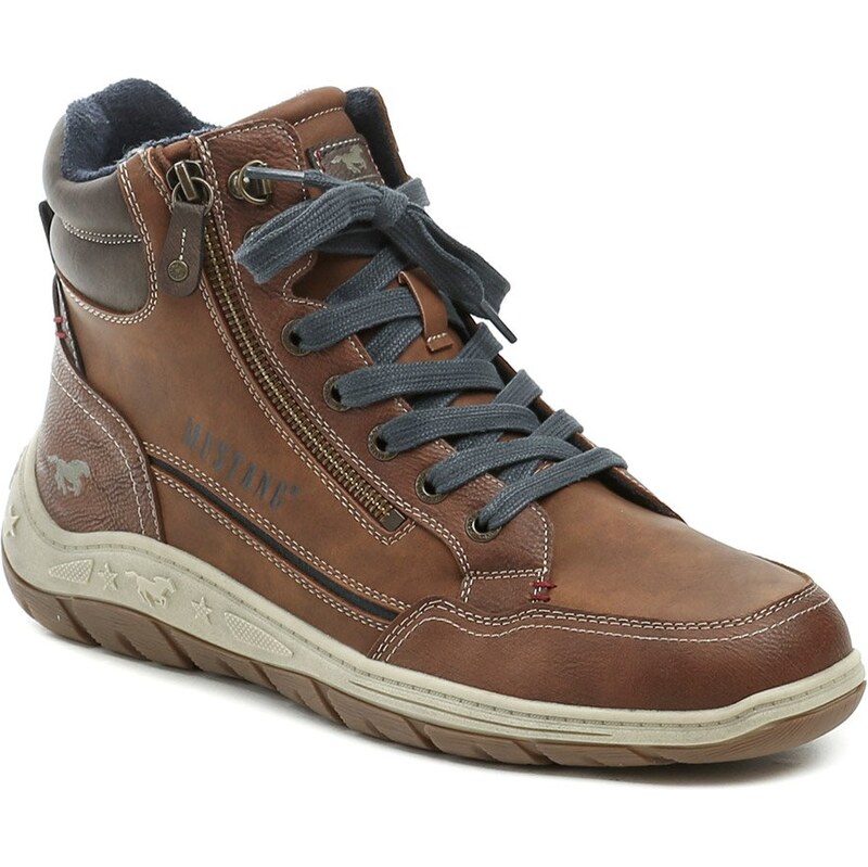 Mustang 15M018100200 cognac pánske nadmerné zimné topánky 65915456