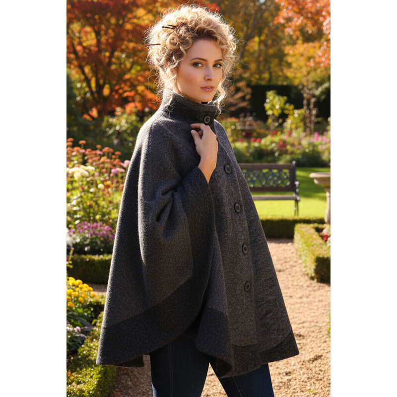 Glara Dámska vlnená pelerína 27874076