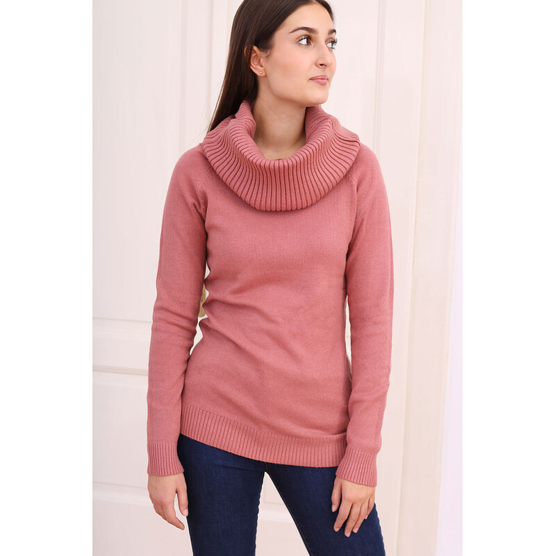 Glara Mäkký sveter s vysokým rolákom 65915479
