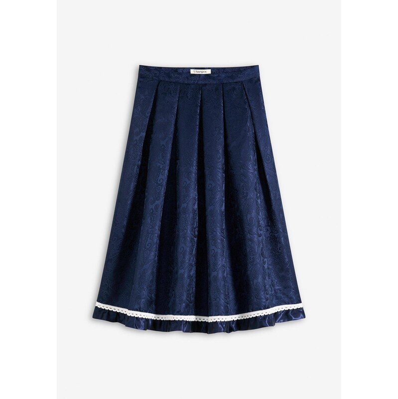 bonprix Krojová sukňa, farba modrá 65916006