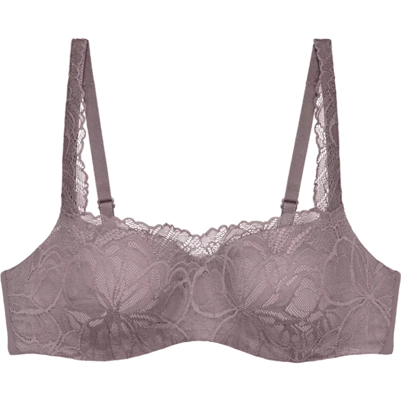 Body Make-Up Iluzívne čipkované balconette - GRAY - TRIUMPH GRAY - 65916657