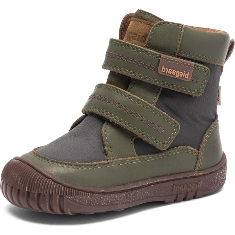 BISGAARD Čižmy HUXIE TEX sivá / tmavozelená 65921492