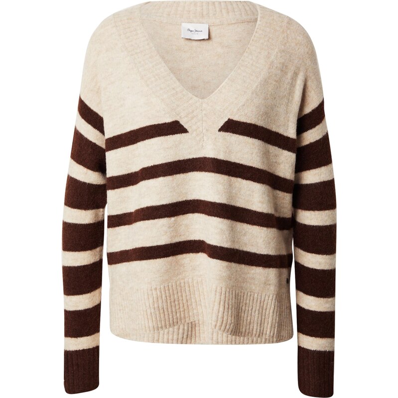 Pepe Jeans Sveter Cecil tmelová / tmavohnedá 65922628