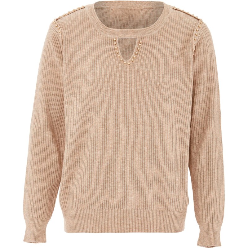 LEOMIA Sveter farba ťavej srsti 65921059