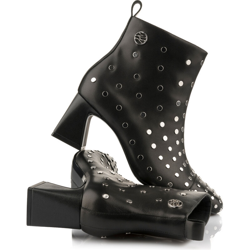 ČLENKOVÁ OBUV KARL LAGERFELD BEATA STUDS ANKLE ZIP 67047559