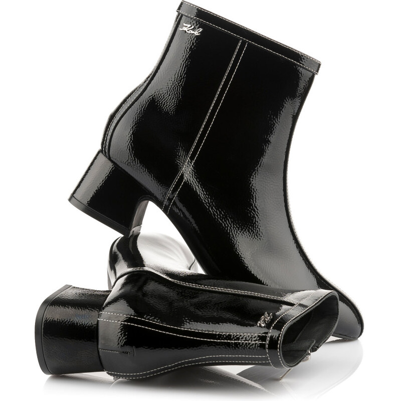 ČLENKOVÁ OBUV KARL LAGERFELD BONNIE ANKLE ZIP BOOT 67047556