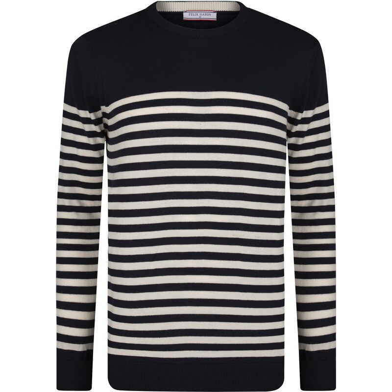Felix Hardy Sveter námornícka modrá / biela 65922735
