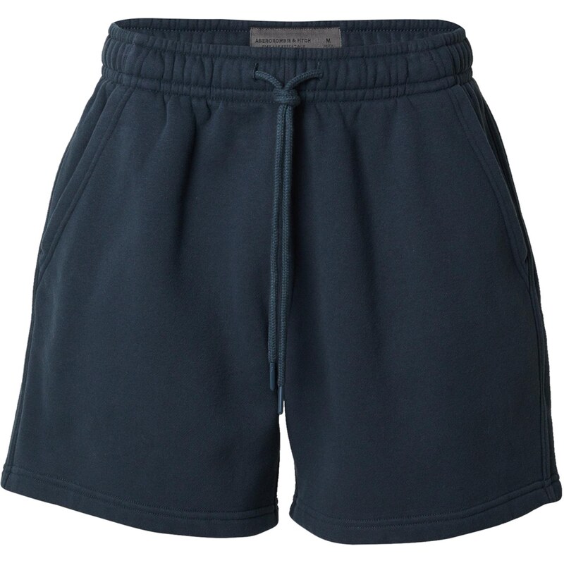 Abercrombie & Fitch Nohavice ESSENTIAL námornícka modrá 65922896