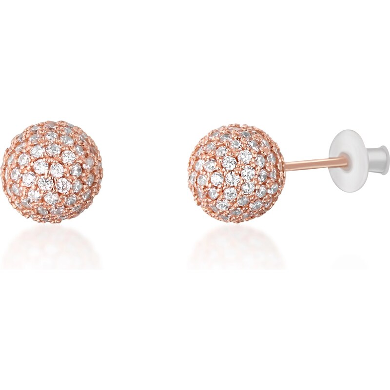 JVD Trblietavé pozlátené náušnice kôstky SVLE01095XH2R000 66578686