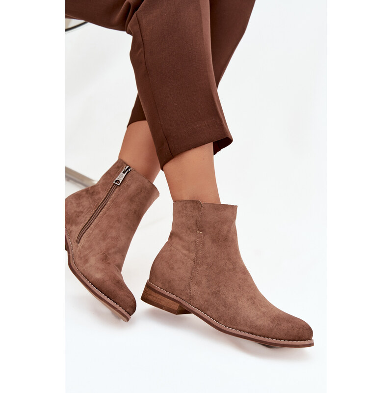 Dámske členkové topánky na plochej podrážke Vinceza 65927822