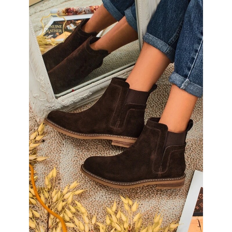 Resti Altesse Ankle Boots in Dark Brown Suede 65927883