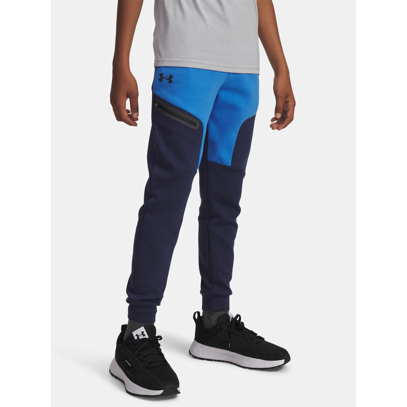 E-shop Under Armour UA B Unstoppable Flc Jogger-BLU Boys Sweatpants -