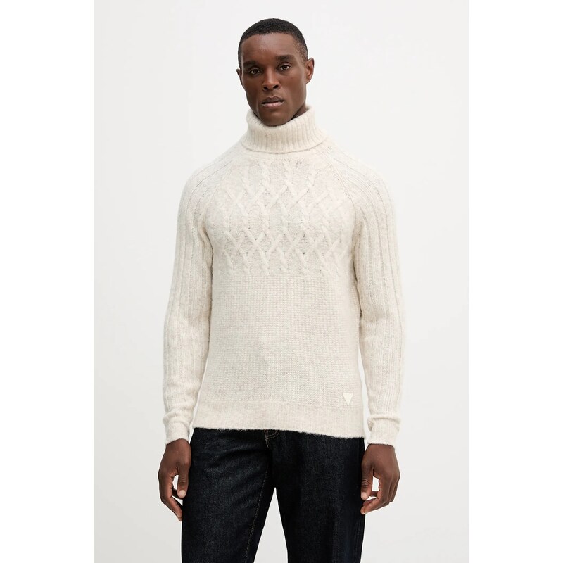 Sveter s prímesou vlny Guess JEMMY 65969128