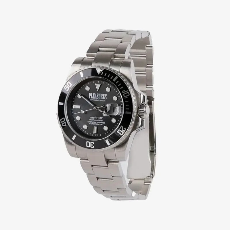 Hodinky PLEASURES Anytime Watch Silver/Black Universal 66079860