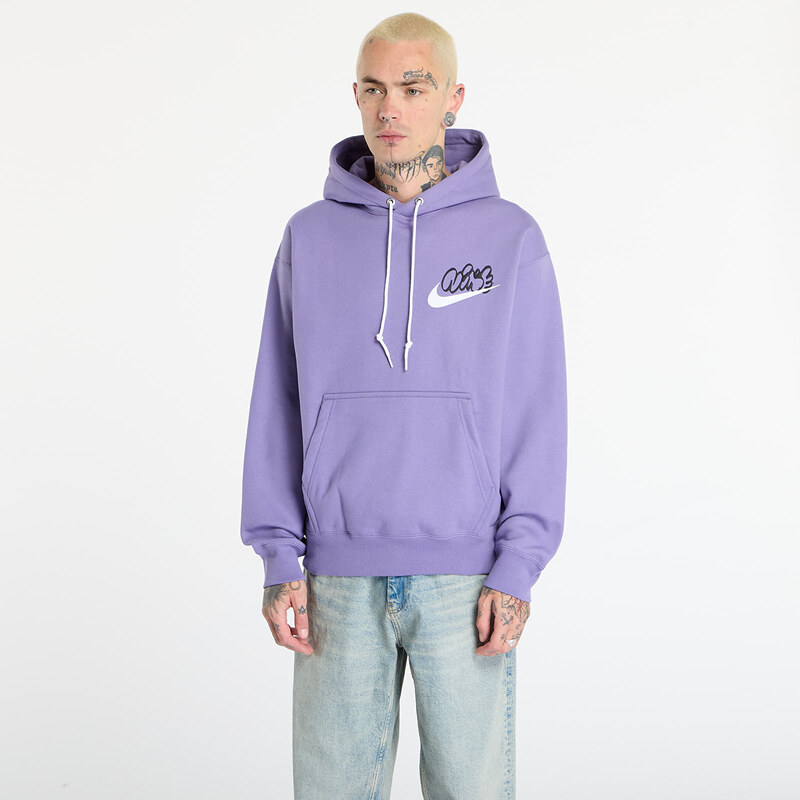 Mikina Nike Solo Swoosh Mens Fleece Hoodie Dusty Amethyst L 65931460