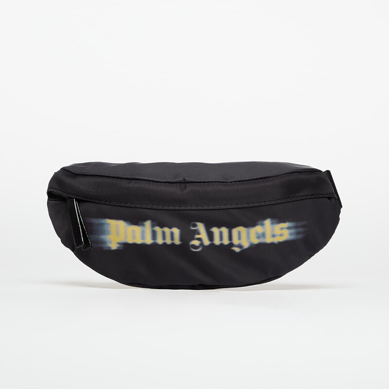 Ľadvinka Palm Angels Kids Blurred Logo Fannypack Black/ Ocher Yellow 65931585