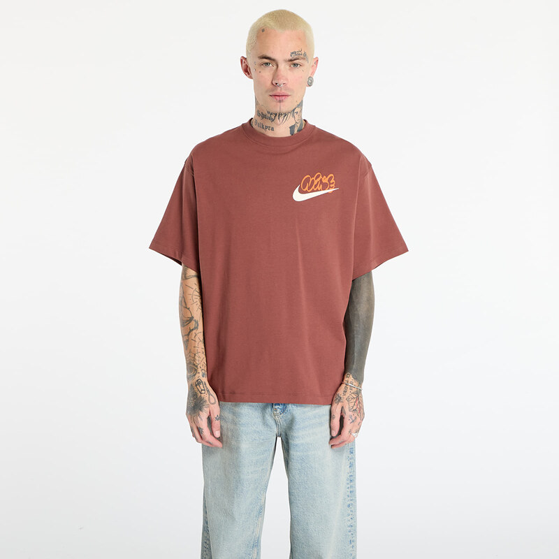 Tričko Nike Solo Swoosh Mens T-Shirt Red Sepia XS 65931547