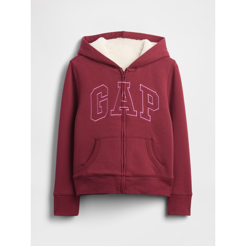 GAP Dívčí zateplená mikina Logo Fleece 790007-00 66265252