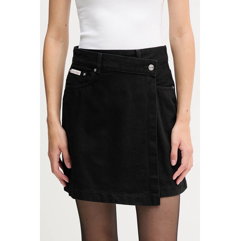 Rifľová sukňa Calvin Klein Jeans 65952681