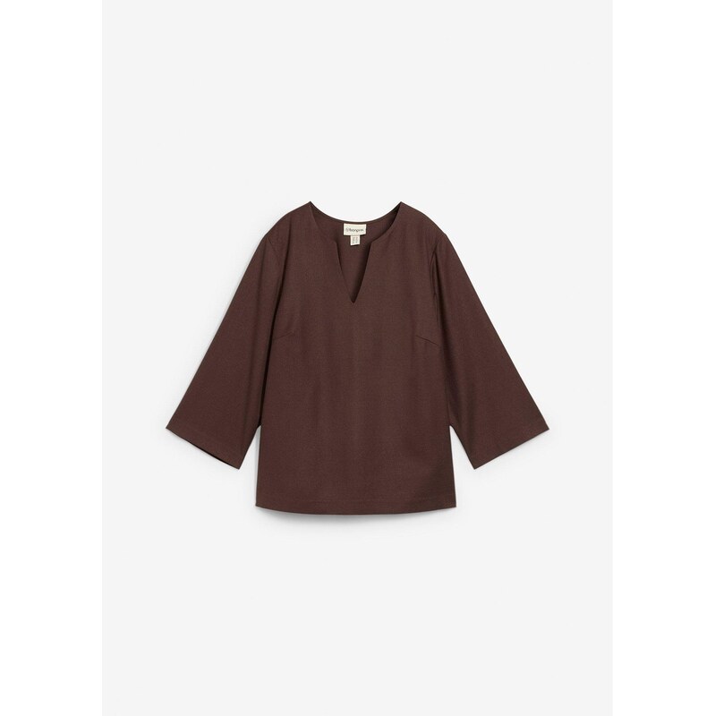 bonprix Tunika s vlnou, farba hnedá 65952721